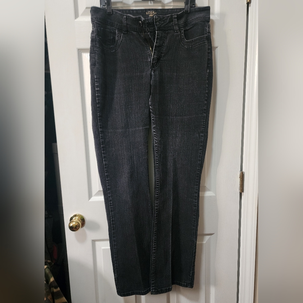 Lee Women's Black Straight Leg Jeans